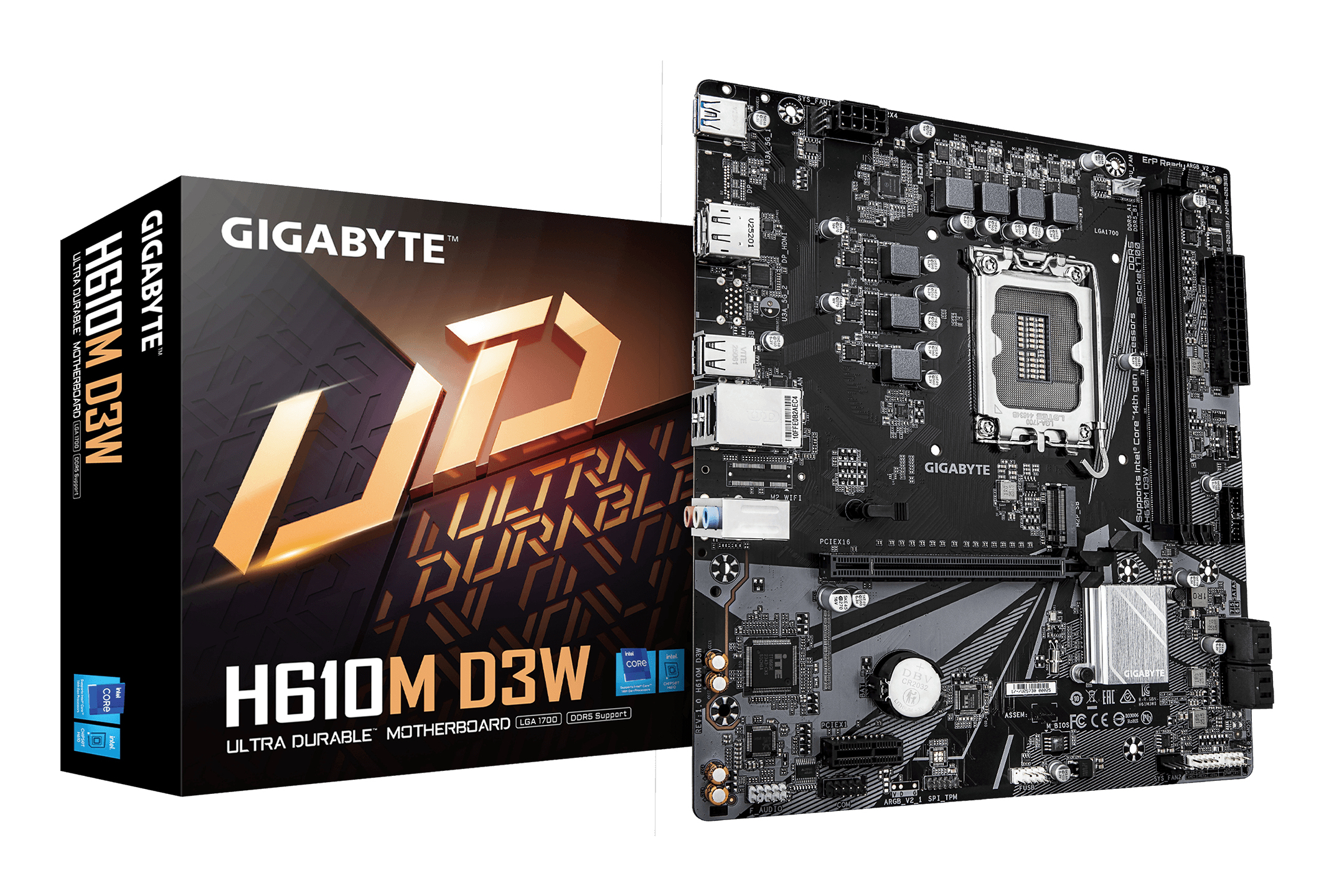 Gigabyte H610M D3W - moederbord