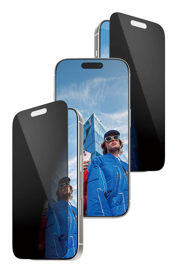 PanzerGlass Ultra Wide Fit FastFit in-a-box Privacy Screenprotector voor de Apple iPhone 17 Pro