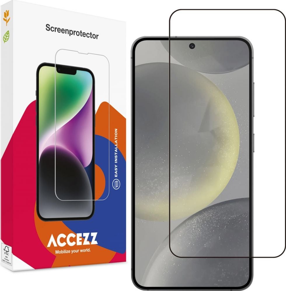 ACCEZZ Accezz Gehard Glas Full Cover Screenprotector Samsung Galaxy S25