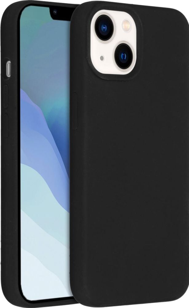 Accezz Liquid Silicone Backcover iPhone 14 - Zwart
