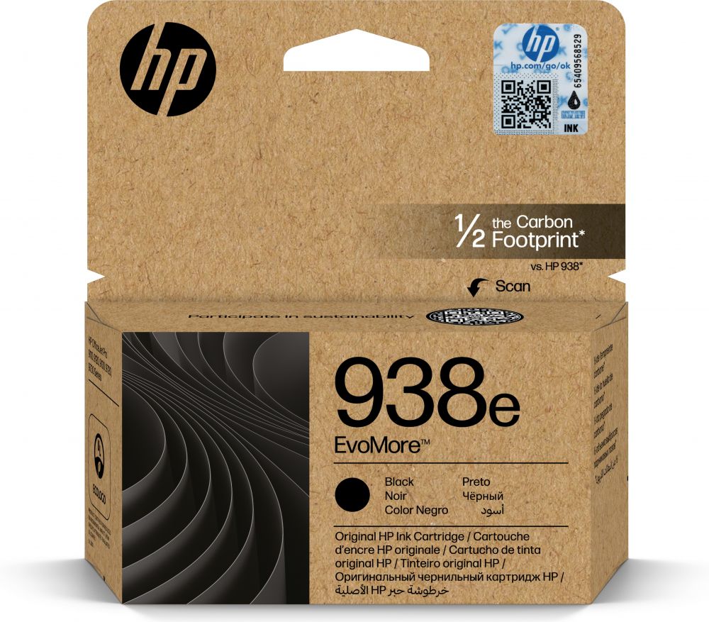 HP 938e EvoMore - Zwart