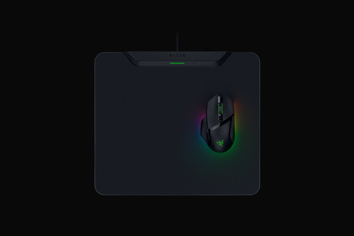 Razer HyperFlux V2 - Gaming muismat met draadloos opladen Draadloos opladen