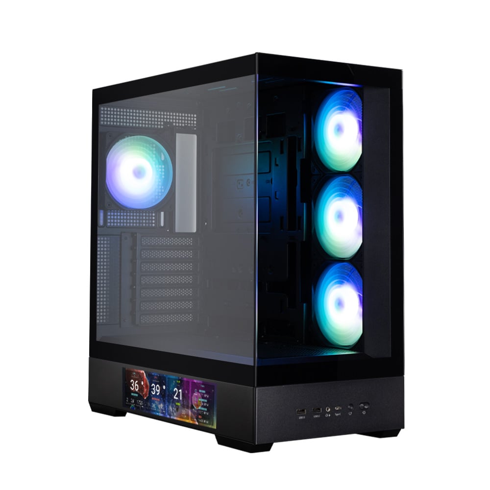 Zalman P40 DS Black- Mid-Tower - ATX, M-ATX, Mini-ITX