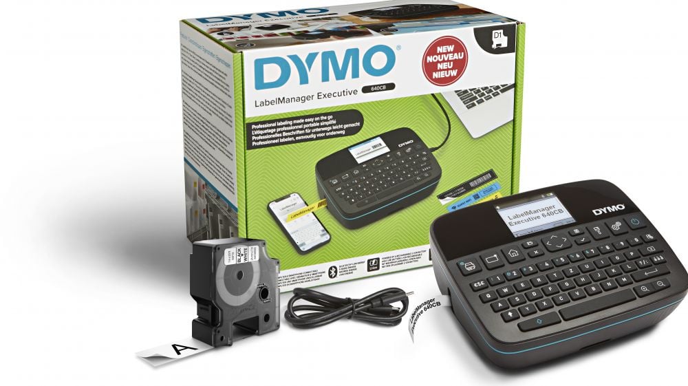 DYMO LabelManager 640CB 6/9/12/19/24mm D1-Bänder Qwertz