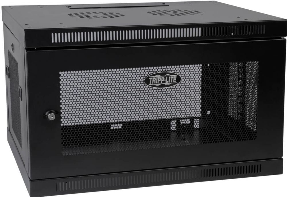 Eaton Tripp Lite Series 6U Wall Mount Rack Enclosure Server Cabinet Switch Depth Deep - Rack kast
