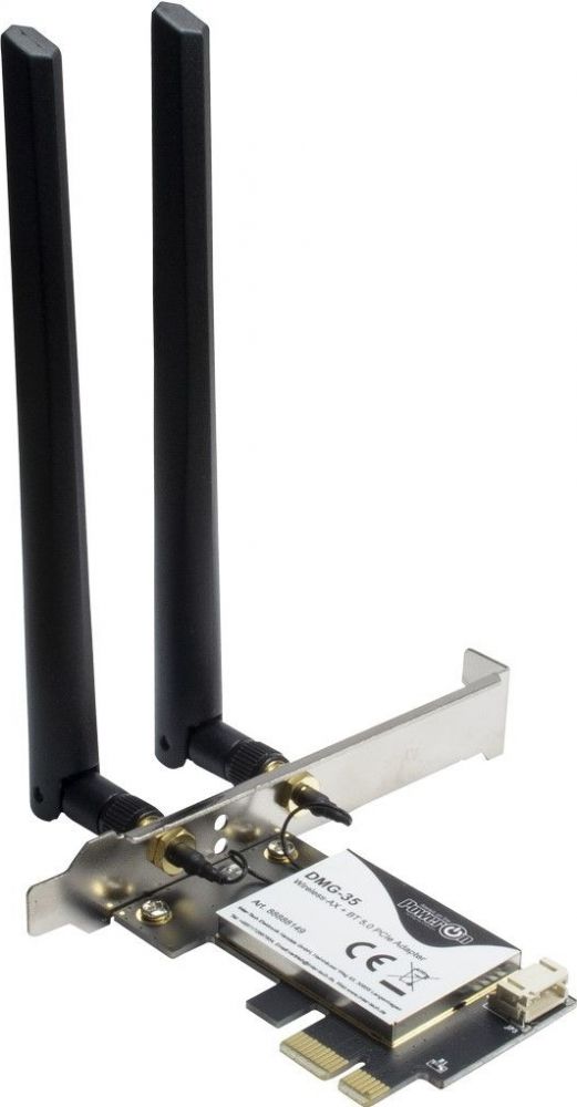 Inter-Tech Wireless + Bluetooth 5.0 Adapter DMG-35 3000Mbps retail