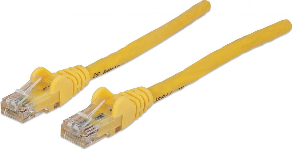 Intellinet Patchkabel RJ45 U/UTP Cat6 1.00m Hebelschutz geel