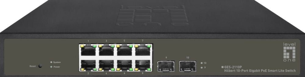 LevelOne GES-2110P Hilbert - Netwerkswitch