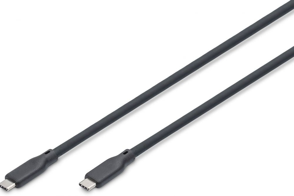 DIGITUS USB 4.0 aansluitkabel Type C -C Silicon St/St 0,5m s