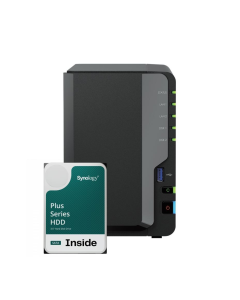Synology DS225+ 2Bay 8TB NAS met 2x 4TB Synology Plus HDD - NAS-server