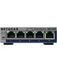 NETGEAR 5-poorts Gigabit Prosafe Plus switch (GS105E) - Switch
