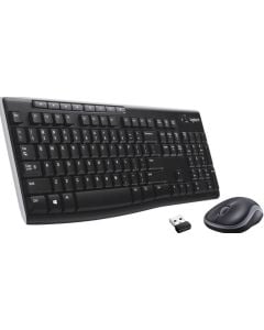 Logitech MK270 Draadloos Toetsenbord en Muis QWERTY - draadloos