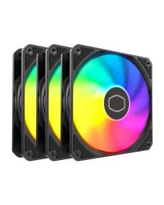 Cooler Master MasterFan MF120 Lite ARGB Black 3-pack- Ventilator - 120mm