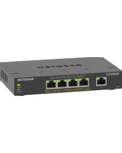 NETGEAR 5-poorts Gigabit Ethernet PoE+ Plus Switch (GS305EP) - Switch