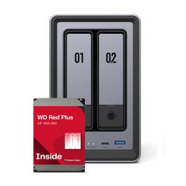 UGREEN NASync DXP2800 + 2x WD Red Plus 4TB HHD | Azerty.nl