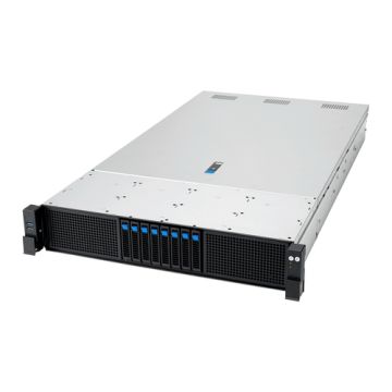 ASUS RS720A-E13-RS8G Socket SP5 Rack (2U) Zwart, Zilver