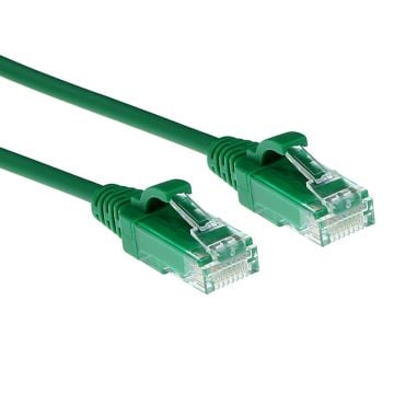 CAT6 U/UTP SLIMLINE GN 7.00M. 1 stk