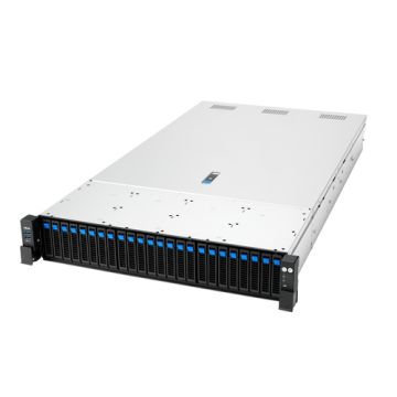 ASUS RS720A-E13-RS24G Socket SP5 Rack (2U) Zwart, Zilver