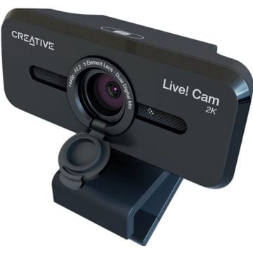 Creative Webcam Live Cam Sync V3 QHD, Mikrofon&Abdeckung