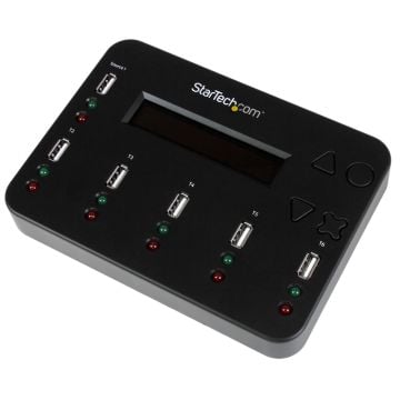 StarTech.com Standalone 1:5 USB-Flash Drive duplicator en -wisser - flashdrive kopieerder
