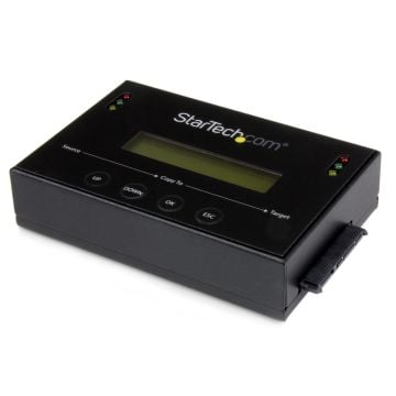 StarTech.com 11 Standalone Hard Drive Duplicator with Disk Image Library Manager For Backup & Restore, Store Several Images on one 2.53.5 SATA Drive, HDDSSD Cloner, No PC Required - TAA Compliant