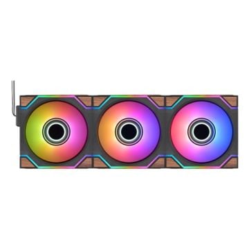 Thermaltake SWAFAN 120 EX INFINITY ARGB Black Wood Edition 3 Fan Pack - Ventilator