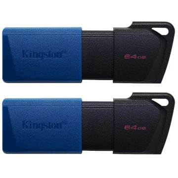 Kingston DataTraveler Exodia M 64GB Blue 2-Pack - USB-Stick