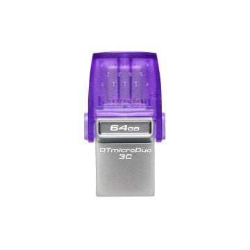 Kingston DataTraveler microDuo 3C 64GB Purple - USB-Stick