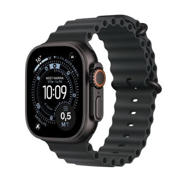 Apple Watch Ultra 3 GPS + Cellular Ocean-bandje, Zwart - Smartwatch