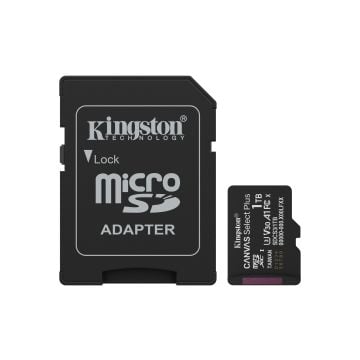 Kingston Canvas Select Plus Gen 3 1 TB met adapter - Flashgeheugenkaart