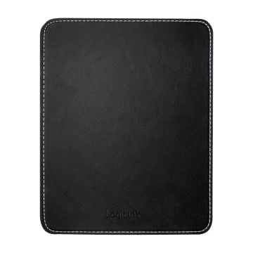 Logilink muismat Leder Design zwart