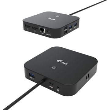 i-Tec USB-C Dual Display Docking Station - Dockingstation