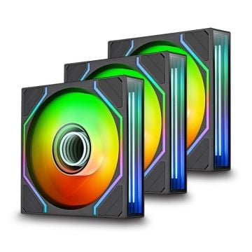 Thermaltake SWAFAN 120 EX INFINITY ARGB Sync 3-Fan Pack Black - Ventilator