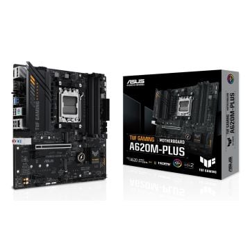 MB ASUS TUF GAMING A620M-PLUS (AMD,AM5,DDR5,mATX)
