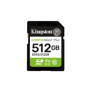 Kingston Canvas Select Plus Gen 3 512 GB - Flashgeheugenkaart