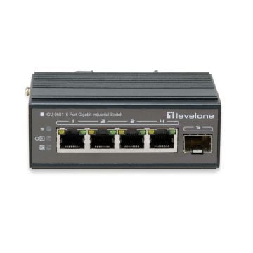 LevelOne Switch 5x Ge IGU-0501 PoE DIN-Rail,-30°C to 65°C