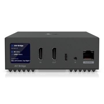 Ubiquiti Enterprise Audio/Video Bridge - AV-Zender & Ontvanger