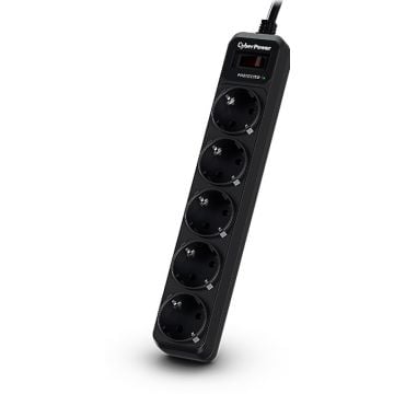 USV ACC CyberPower Essential B0520SC0-DE 5-fach, Überspannschutz, schwarz, 1.8m
