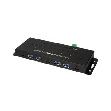 Logilink USB 3.1 HUB 7-port Combo Gen 2, Metall