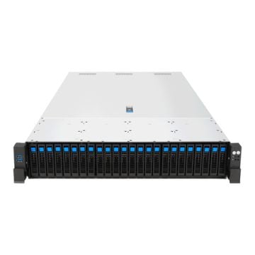 ASUS RS720-E12-RS24G Rack (2U) Zwart, Zilver