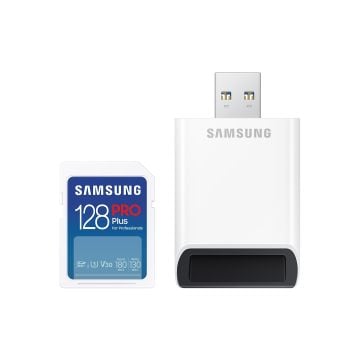 Samsung PRO Plus 128GB Incl. USB-Adapter - Flashgeheugenkaart