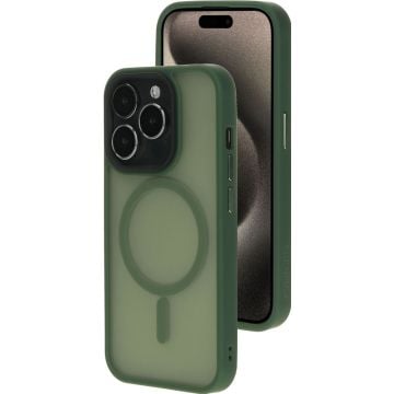 Hardcover met Corner Protection en geschikt voor MagSafe voordelen: + Transparante frosted afwerking: frisse uitstraling en tijdloos ontwerp + MagSafe geschikt: de ingebouwde magneet is geschikt voor alle Apple MagSafe accessoires en laders! + Impact prot