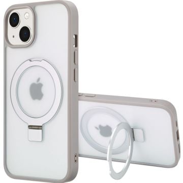 Accezz Ring Stand Backcover met MagSafe iPhone 14 - Grey