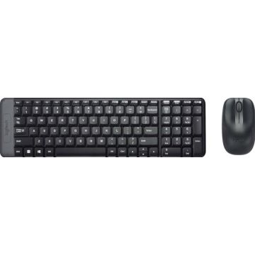 Logitech Wireless Combo MK220 - Toetsenbord en muis set