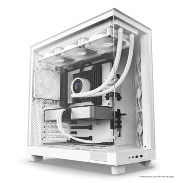 NZXT H6 Flow White - Behuizing