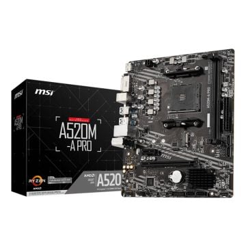 MSI A520M‑A PRO - Moederbord 