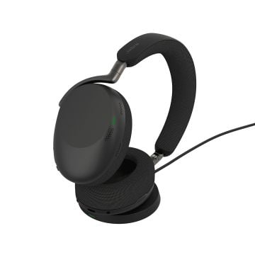 Jabra Evolve3 85 MS Stereo (Link390a) Black + Oplaadstandaard - Headset
