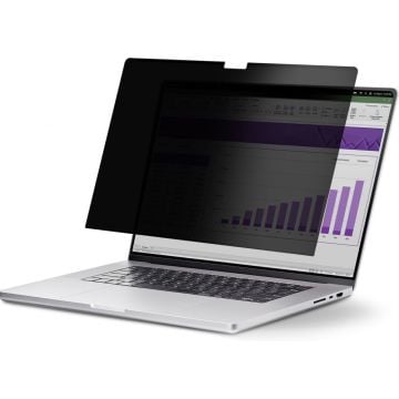 StarTech.com 16-inch MacBook Pro 2123 Laptop Privacy Screen, Removable and Reversible Anti-Glare Privacy Filter, Magnetic Laptop Screen Protector with +- 30 Deg. Viewing Angle - 51% Blue Light Reduction (162MM-PRIVACY-SCREEN)