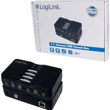 LogiLink USB Sound Box Dolby 7.1 - Geluidskaart