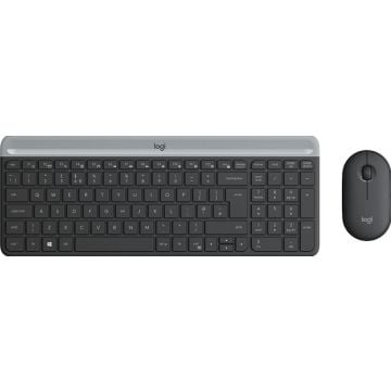 Logitech Slim Wireless Combo MK470 - Toetsenbord en muis set
